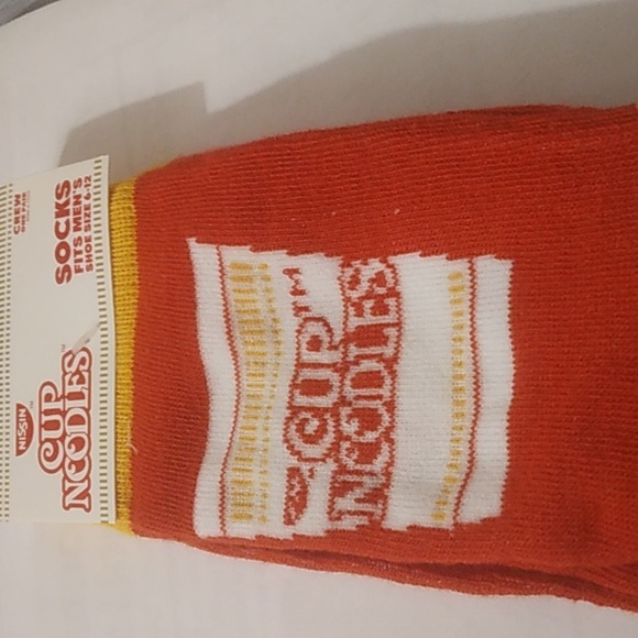 Fun socks cup of noodles. - Picture 2 of 4